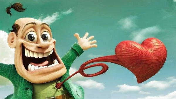 улыбка мультяшная