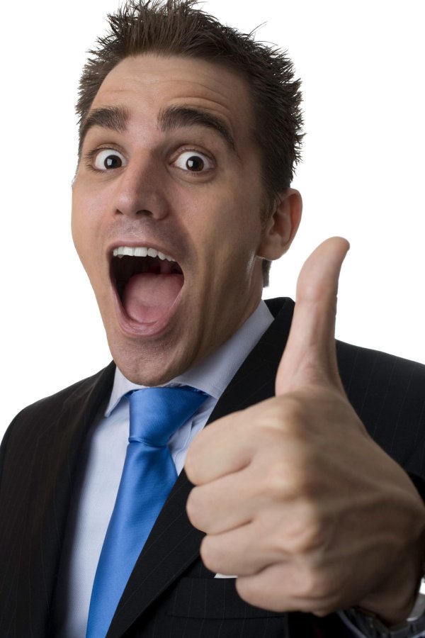 удивленный парень