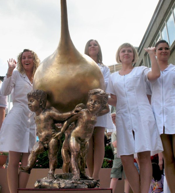 памятник клизме