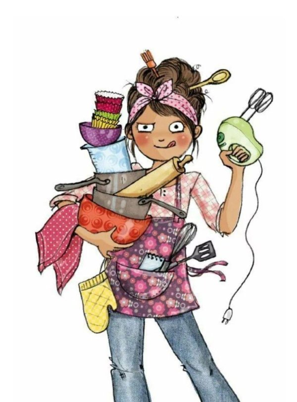 уставшая домохозяйка