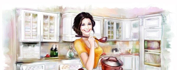 хозяйка на кухне