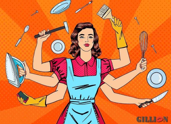 уборка иллюстрация