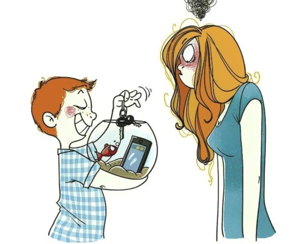 материнство карикатуры