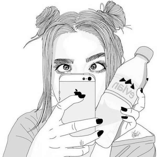 раскраска девушек