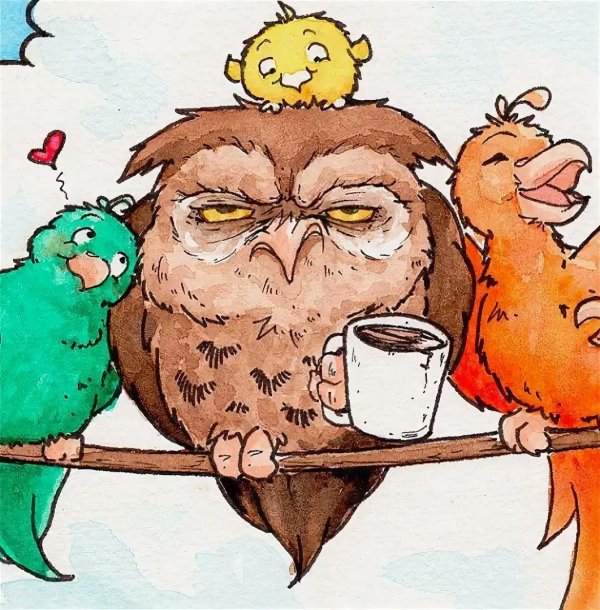 усталая сова