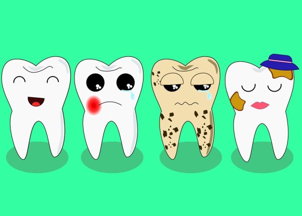 зубы мультяшные