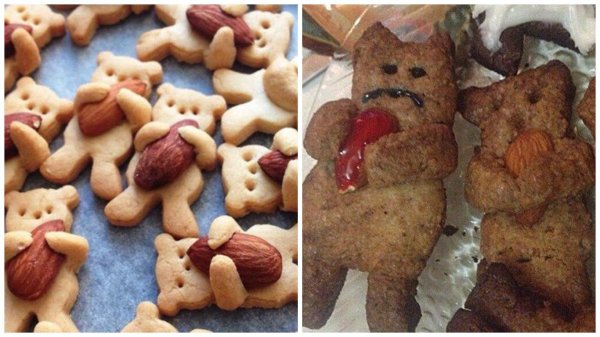 печенье мишка