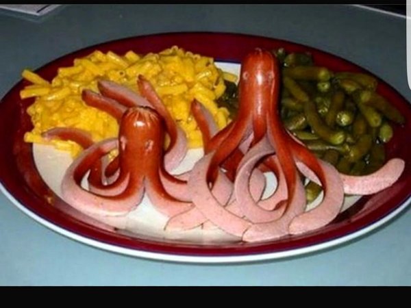 сосиски осьминожки