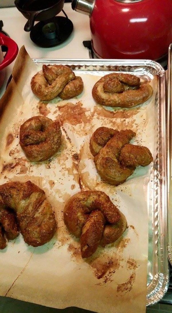 прикол жена напекла булочки