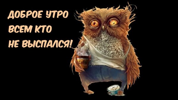 доброе утро всем невыспавшимся