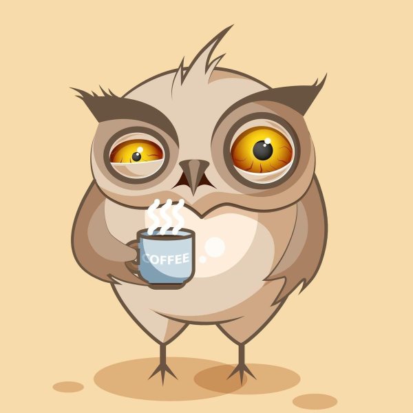 сова мультяшная