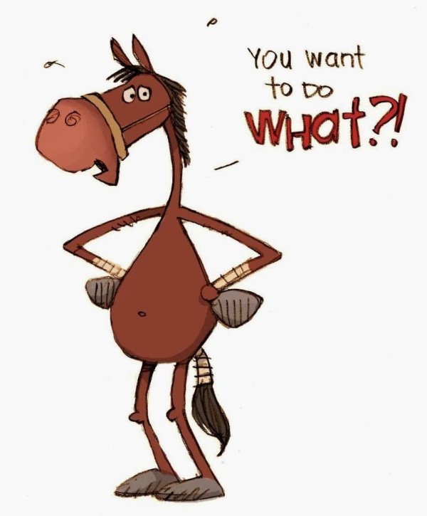 мультяшная лошадка