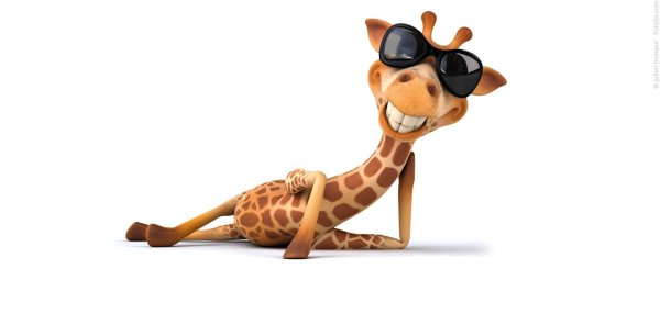 мультяшный жираф