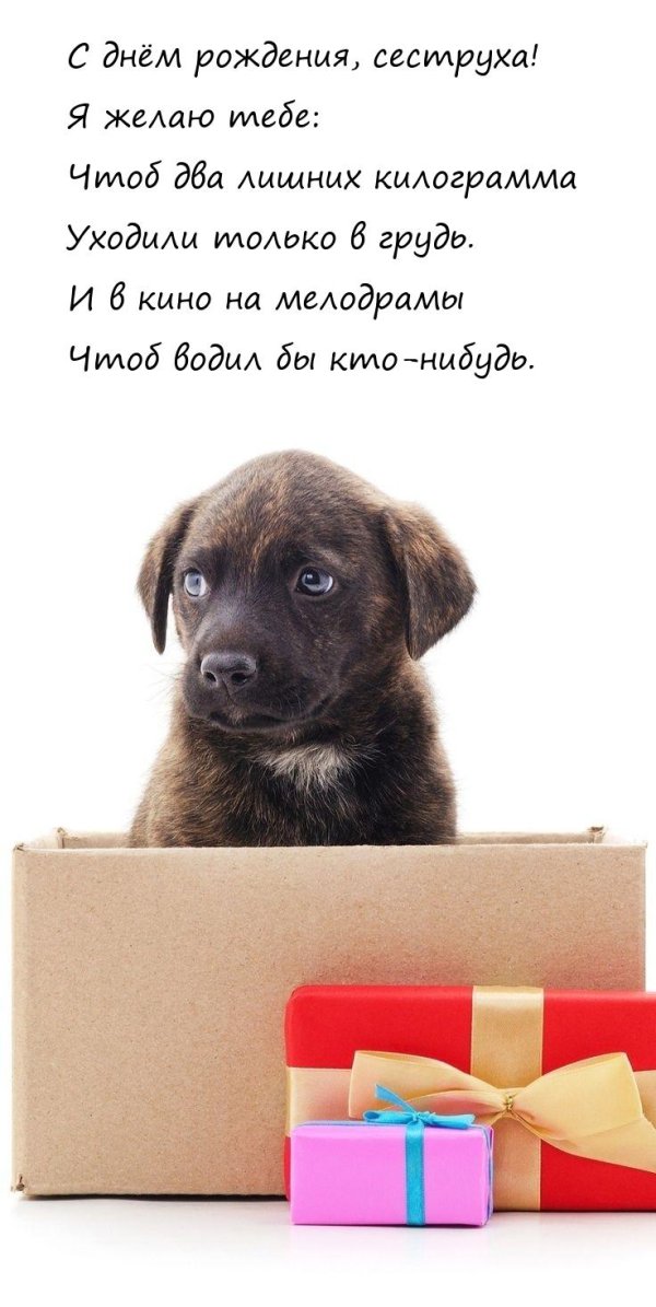 сестре поздравление с днем рождения