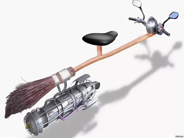 Баба яга на метле