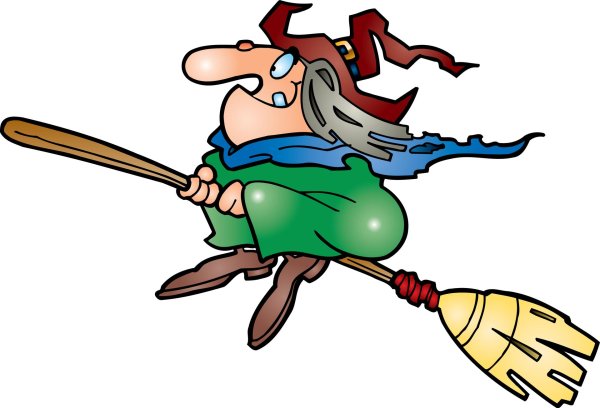 Баба яга на метле