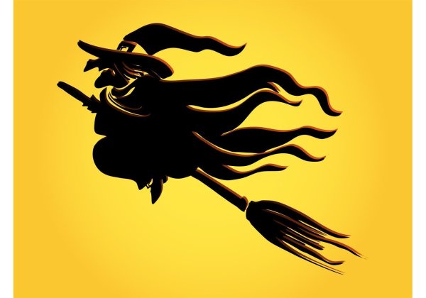 Баба яга на метле