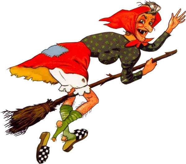 Баба яга на метле