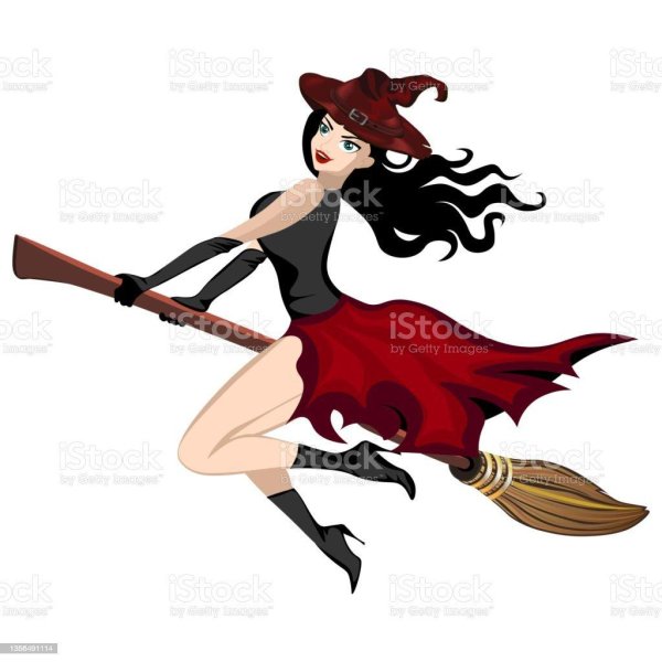 Баба яга на метле