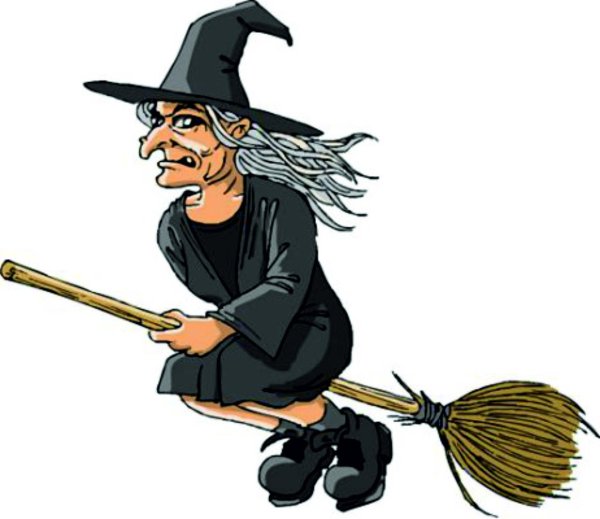 Баба яга на метле