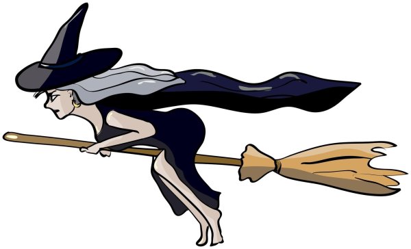 Баба яга на метле