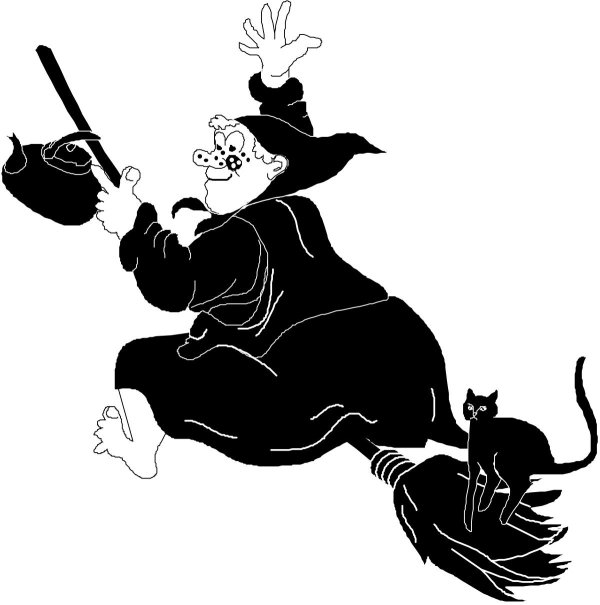 Баба яга на метле