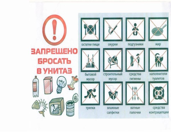 правила пользования унитазом