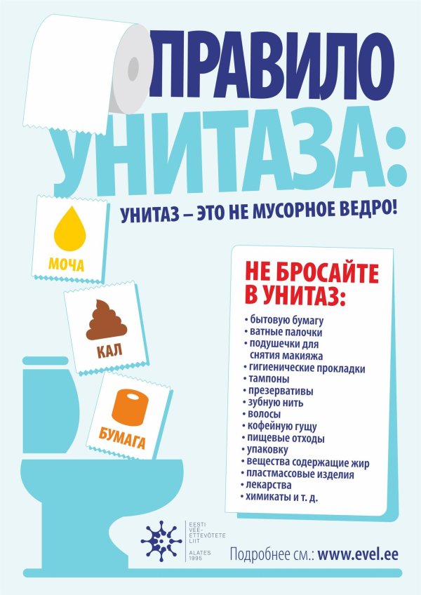 правила пользования унитазом