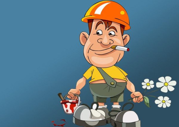 мультяшные строители