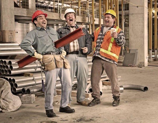 шутки про строителей