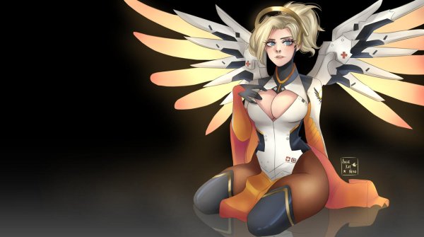 mercy overwatch 3д