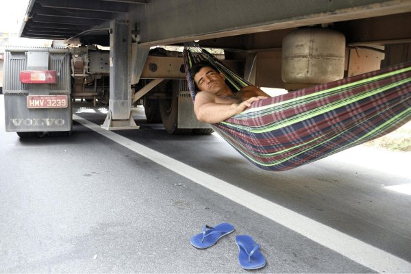 дальнобойщики ночуют