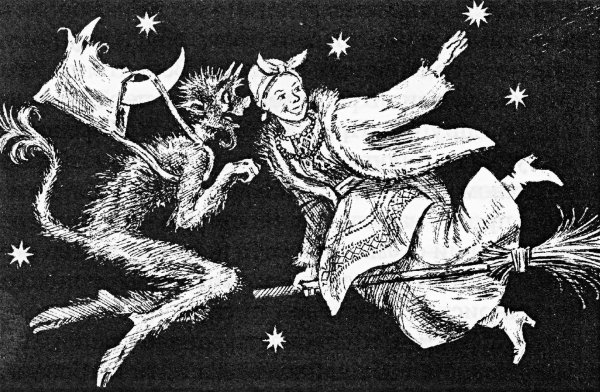 иллюстрация к сказке ночь перед рождеством 5 класс