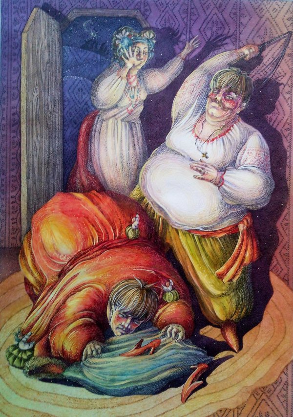 гоголь ночь перед рождеством иллюстрации