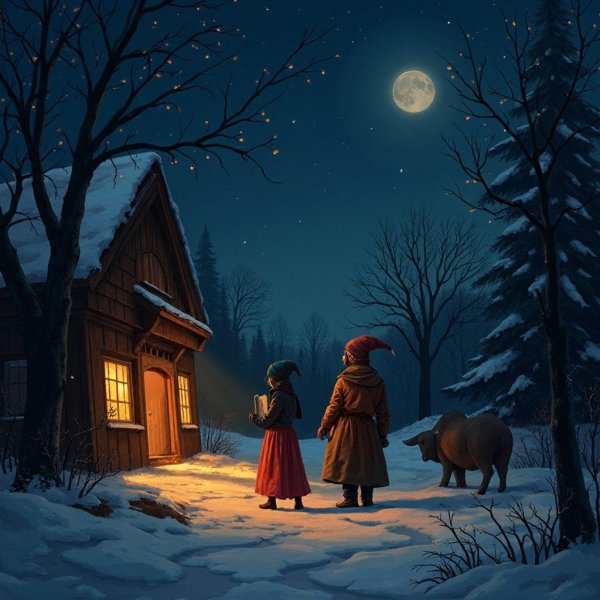 рождественские пейзажи