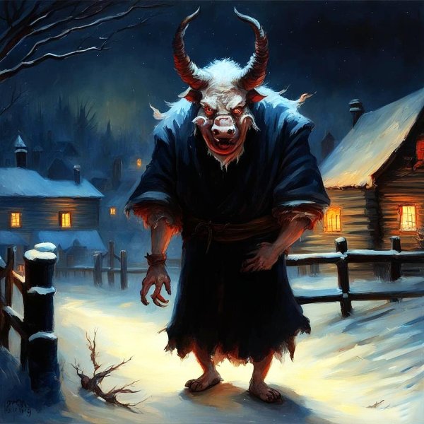 рождественский демон крампус
