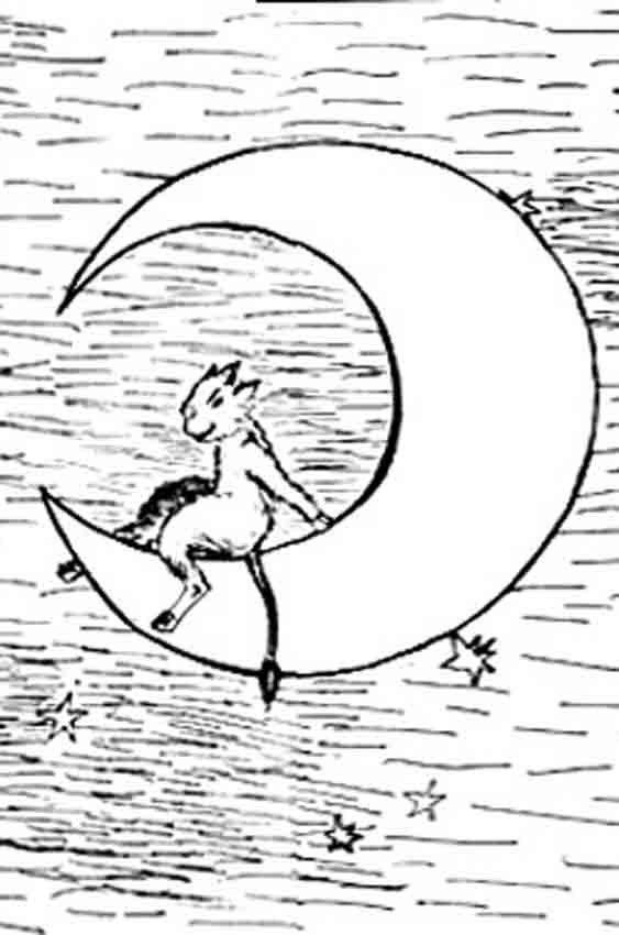 ночь перед рождеством раскраска