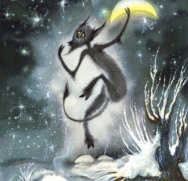 иллюстрации антоненкова к ночи перед рождеством