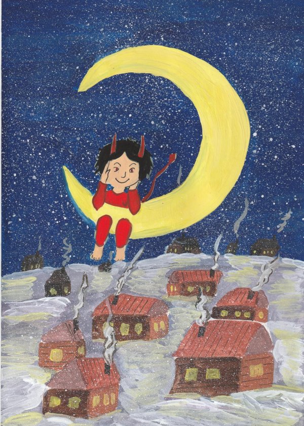 иллюстрация к рассказу гоголя ночь перед рождеством