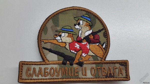 нашивка слабоумие и отвага