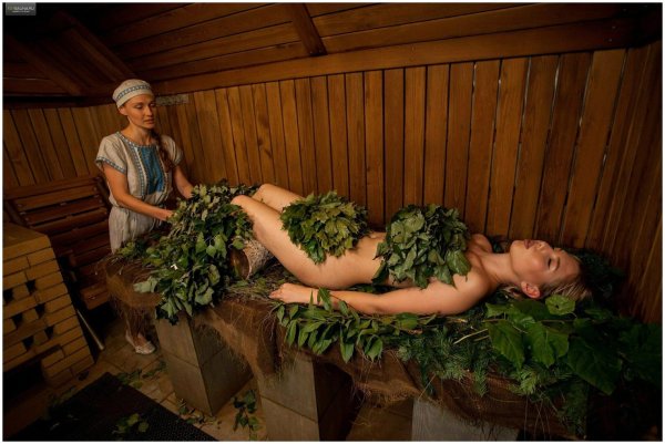 парение вениками