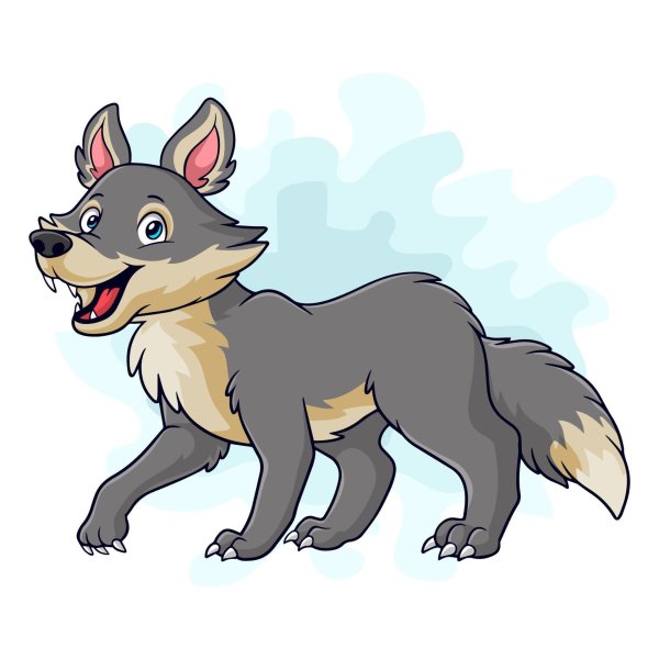 волки мультяшные