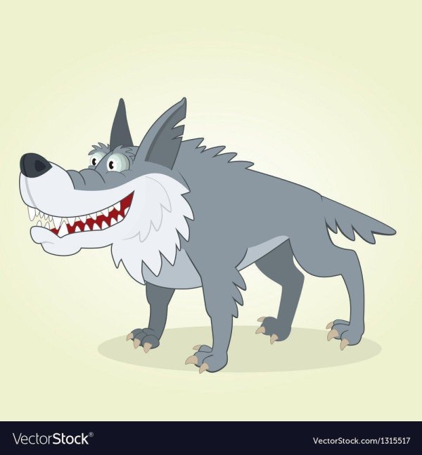 волки мультяшные