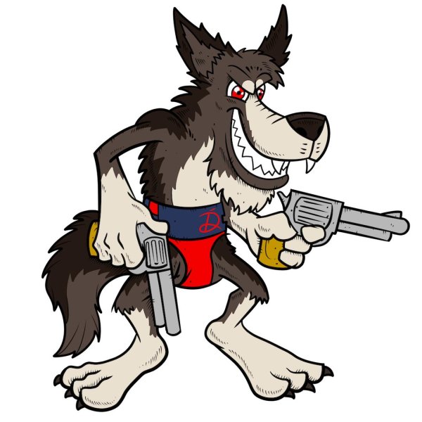 волки мультяшные