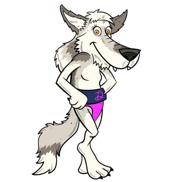 волки мультяшные