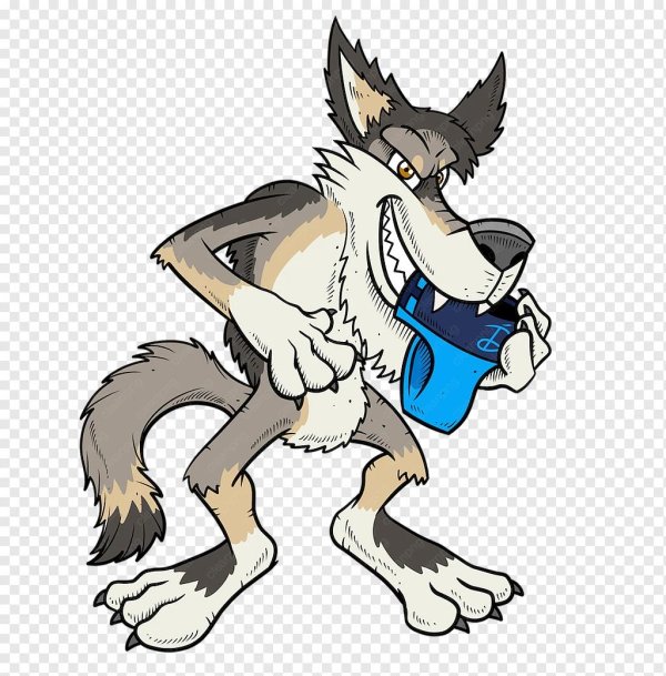 волки мультяшные