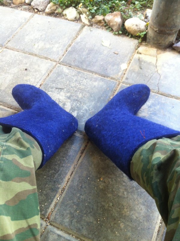 синие валенки