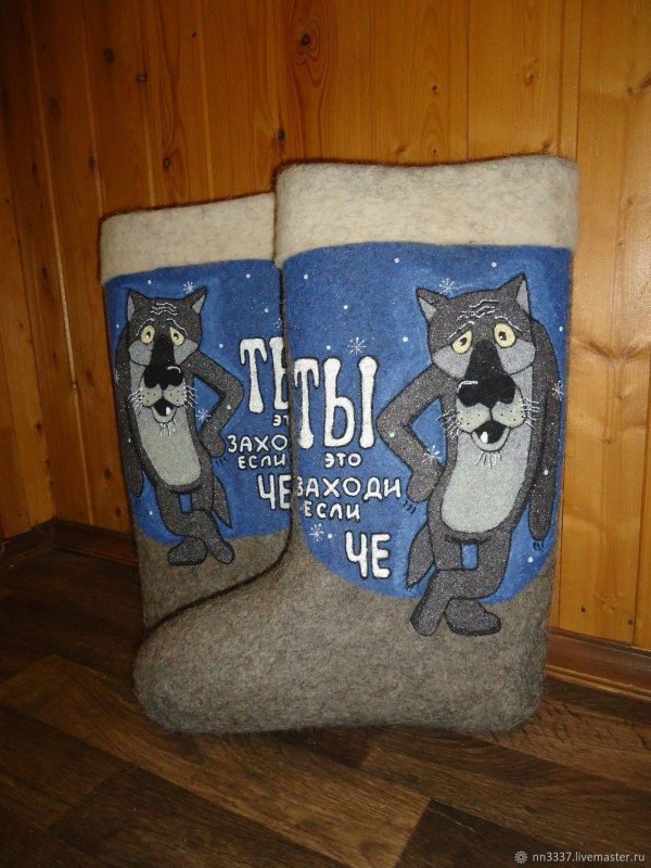 валенки рисунки