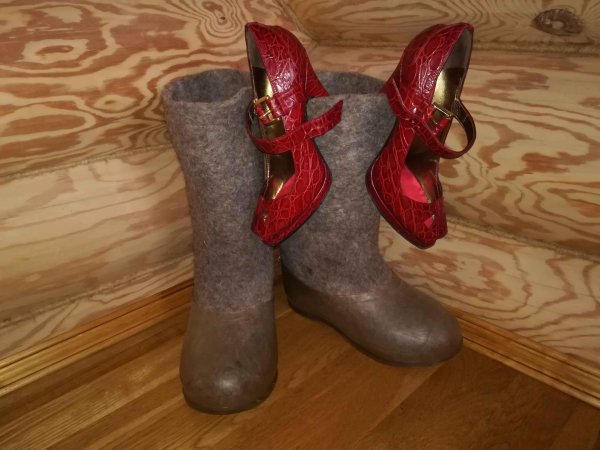 валенки юман красные