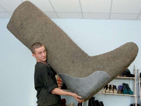 огромные ботинки